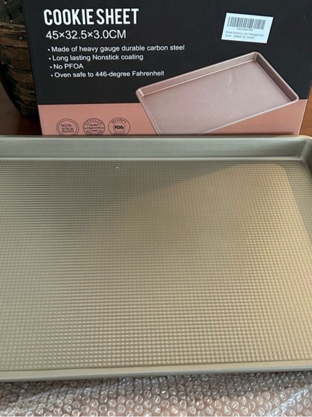 Large Nonstick Baking Pan - Gray